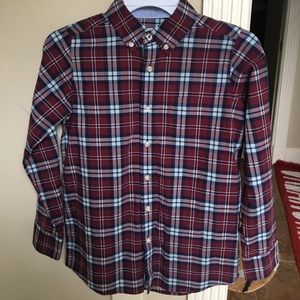 Lands End boys bottom down shirt
